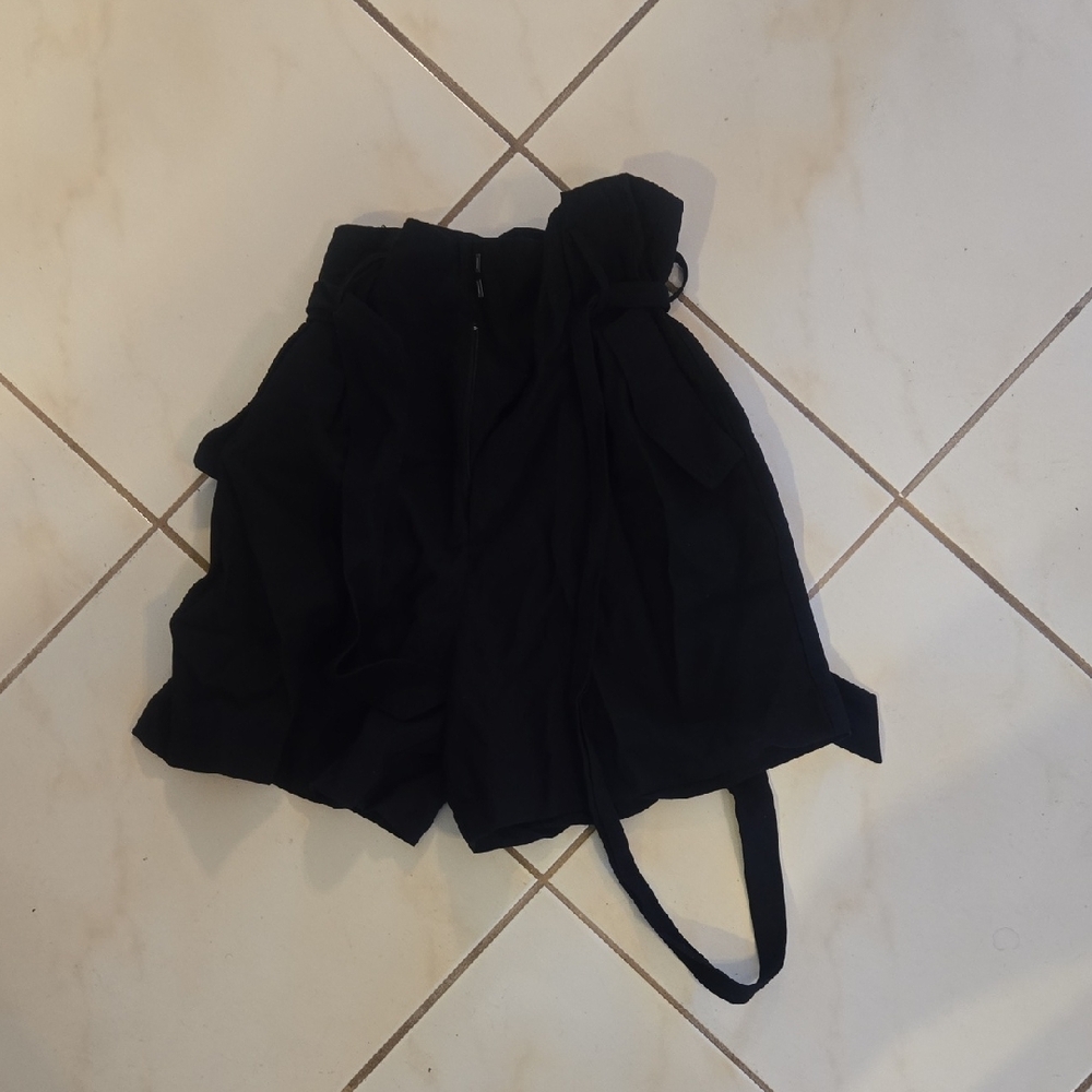 A New Day Black High Waist Shorts